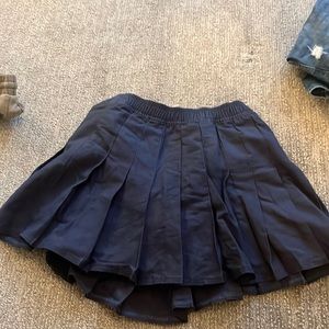 this is an Amercromie skirt in navy blue. It is size 11-12.